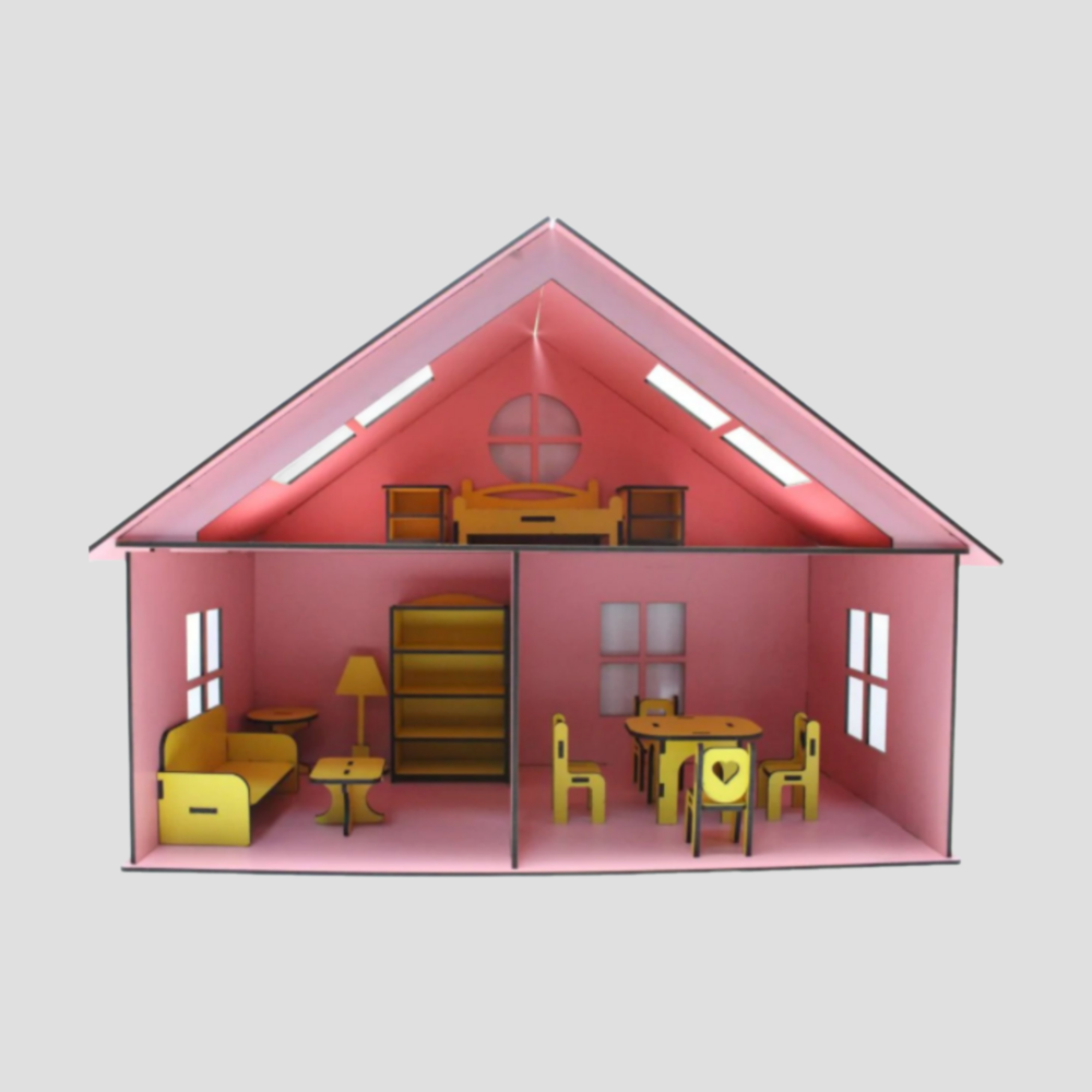 Laser Cut Dollhouse Kit Files Miniature Furniture Svg 1