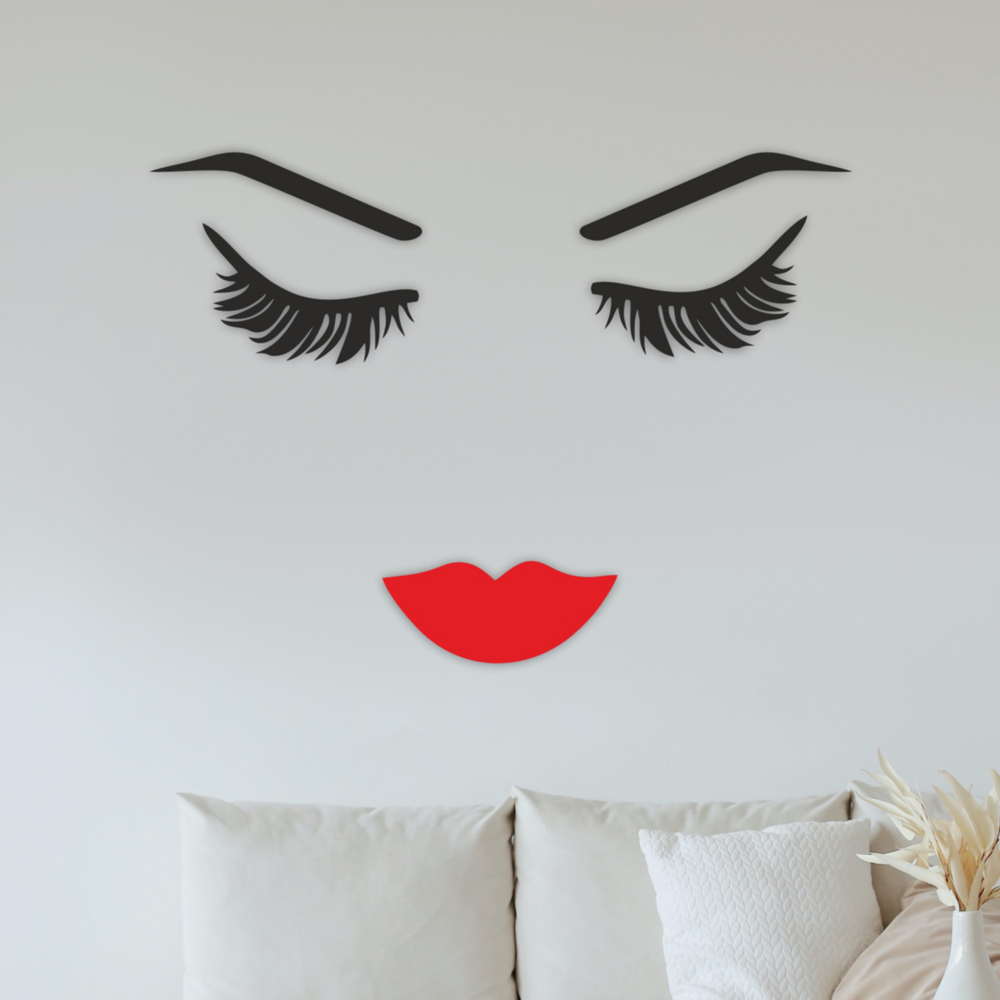 Laser Cut Women Face Svg Wall Decor Files 1