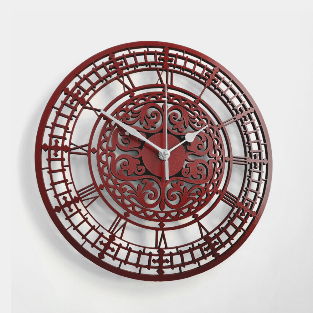 Laser Cut Decorative Wall Clock Svg Files 1