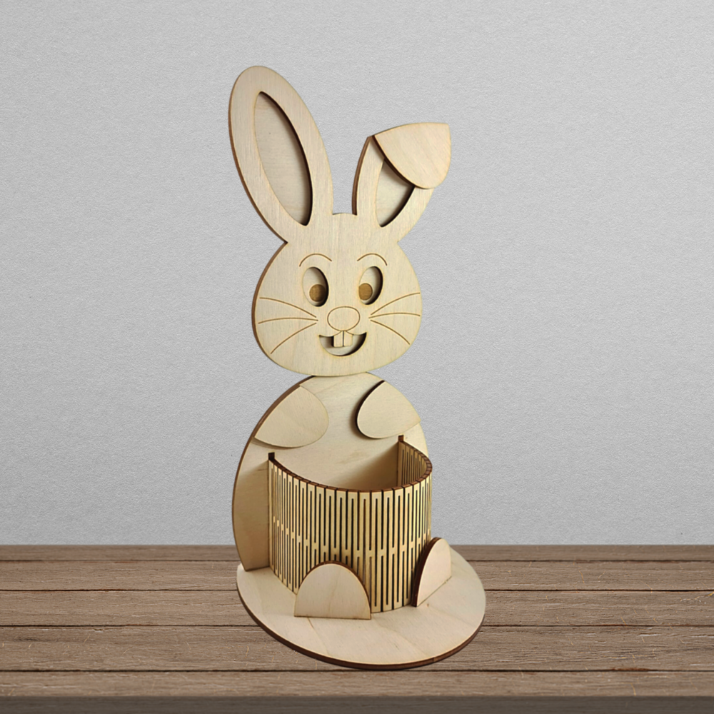 Laser Cut Easter Bunny Files Egg Holder Svg 1