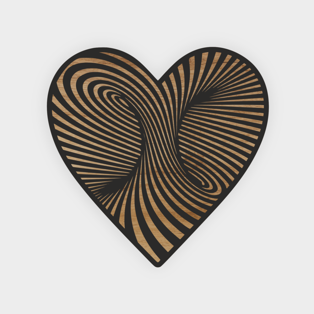 Free Laser Cut Heart Wall Art File Home Decor Svg 2