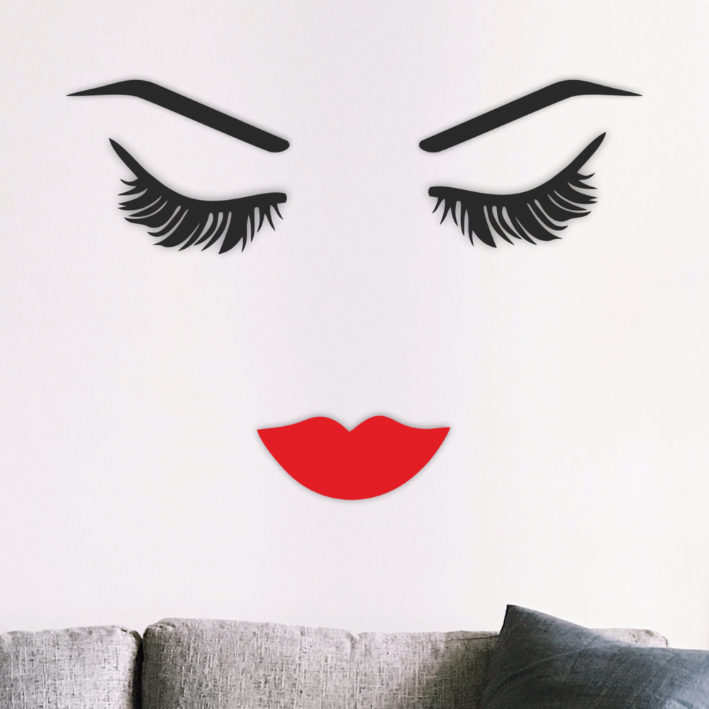 Laser Cut Women Face Svg Wall Decor Files 2