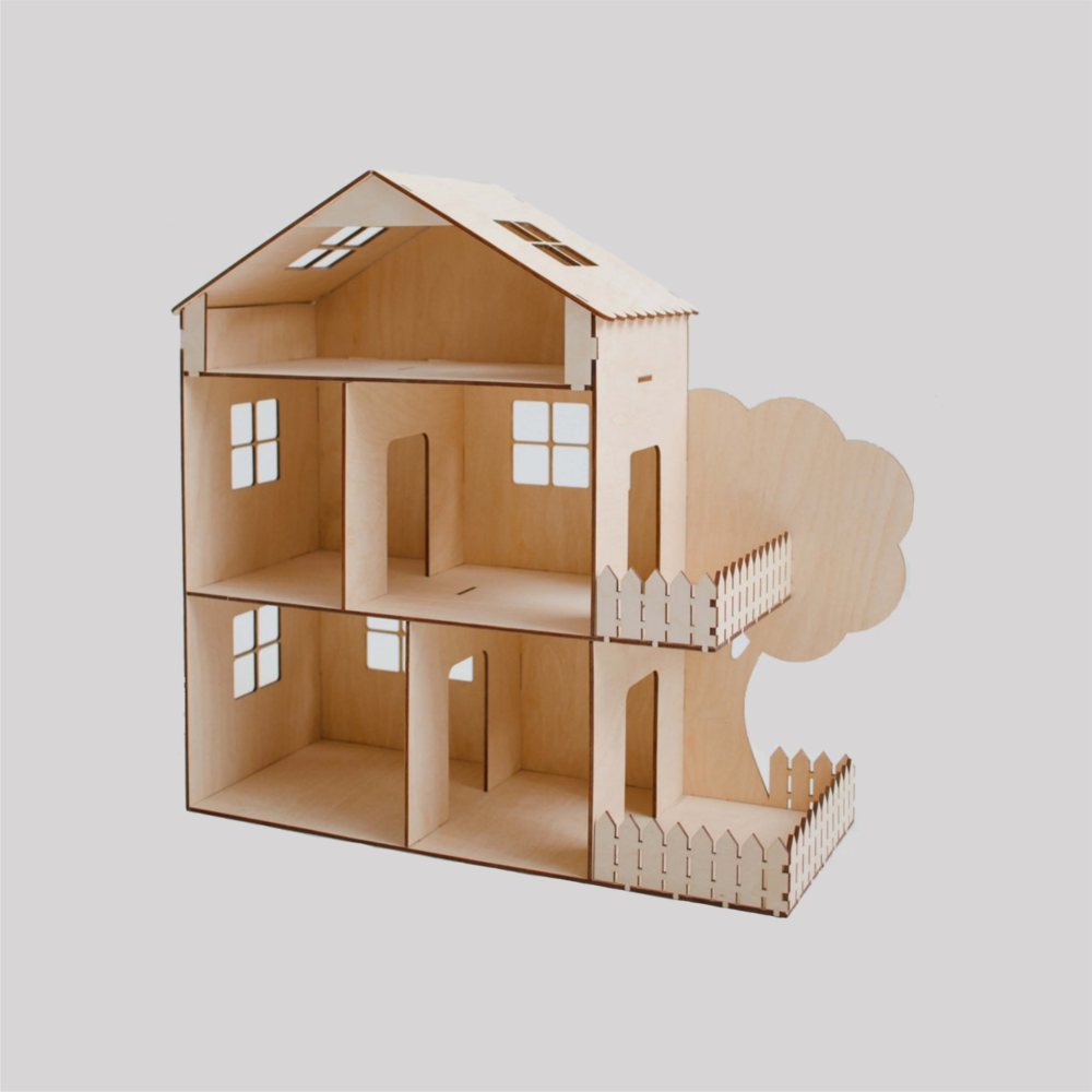 Laser Cut Barbie House Files Dollhouse Furniture Svg 1